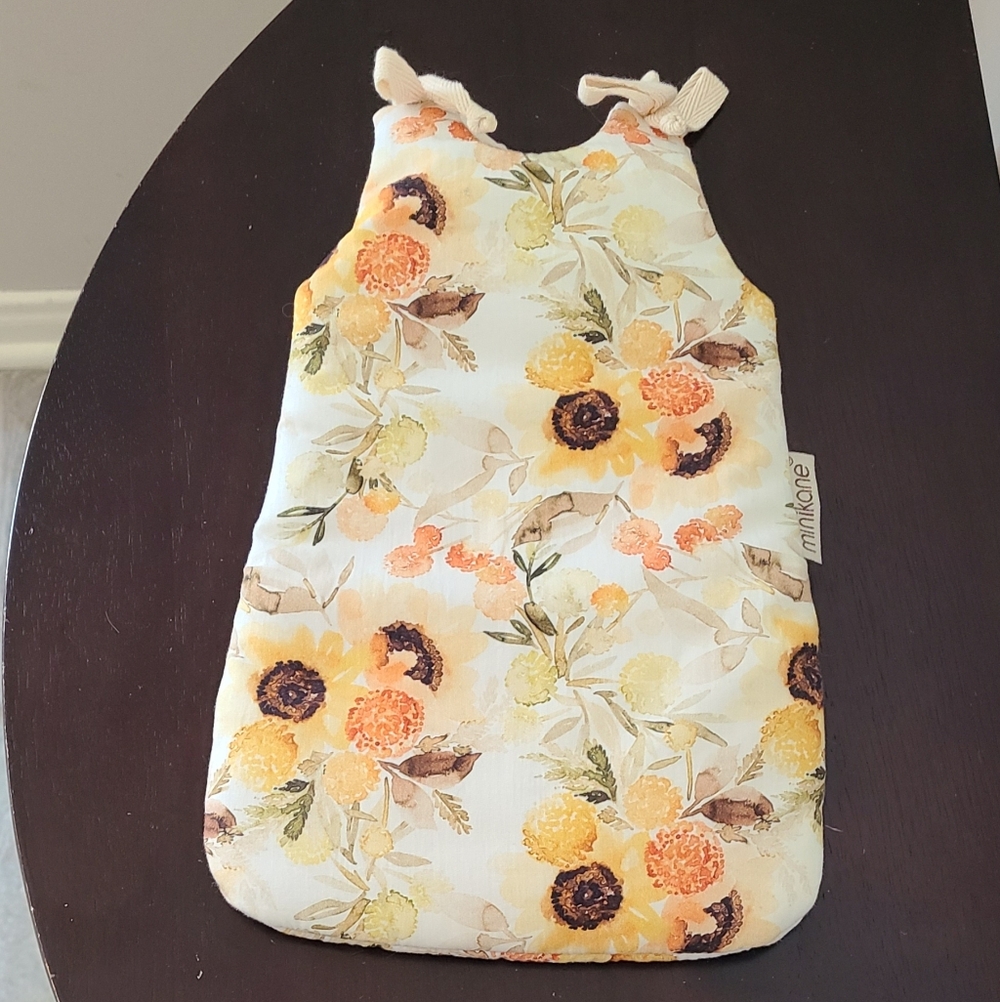 Floral Yellow Orange Baby Sleeping Sack